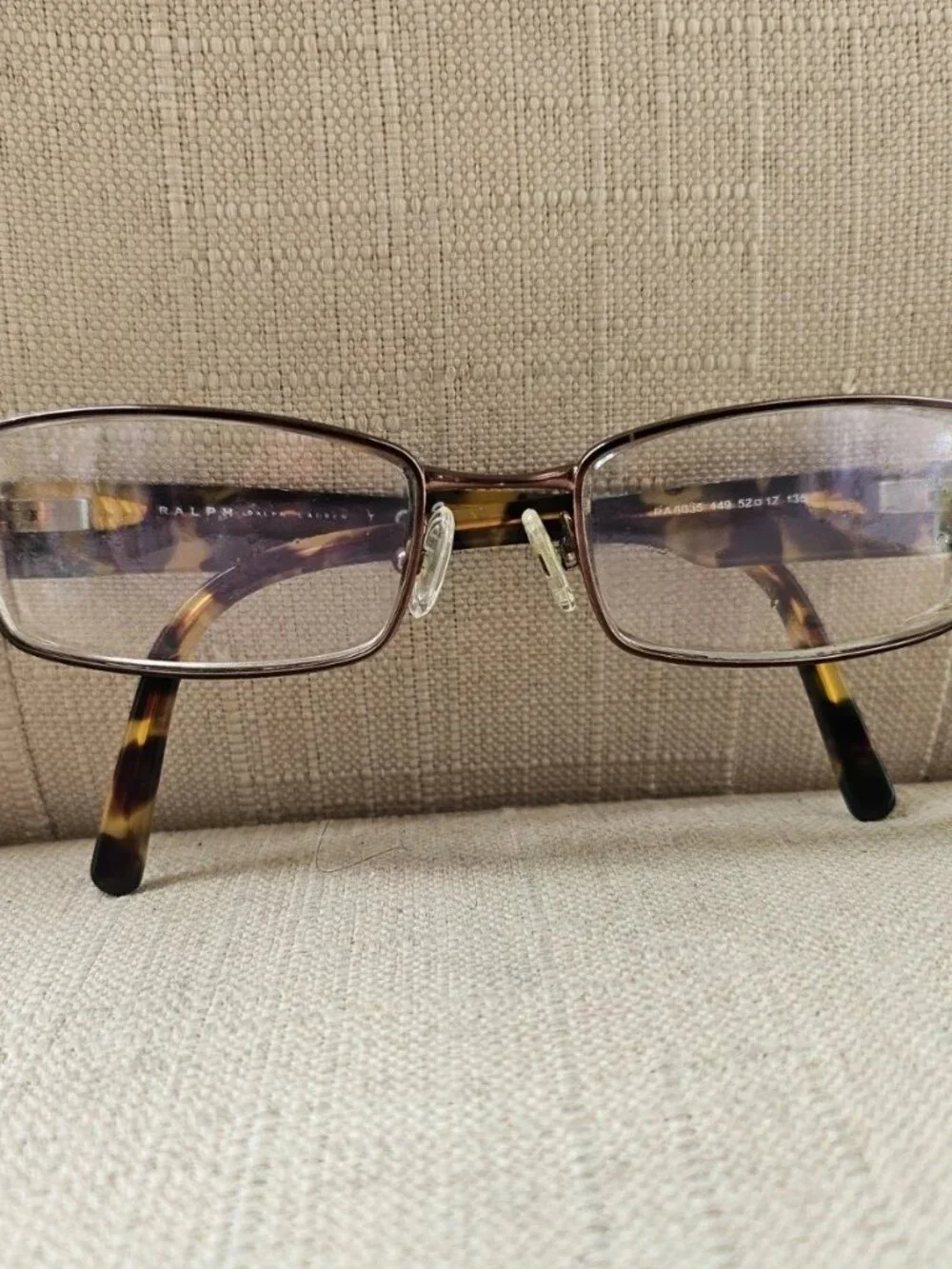 Ralph Lauren Women Glasses Frame Brown Tone Metal Eyewear RL6035 Eyeglasses